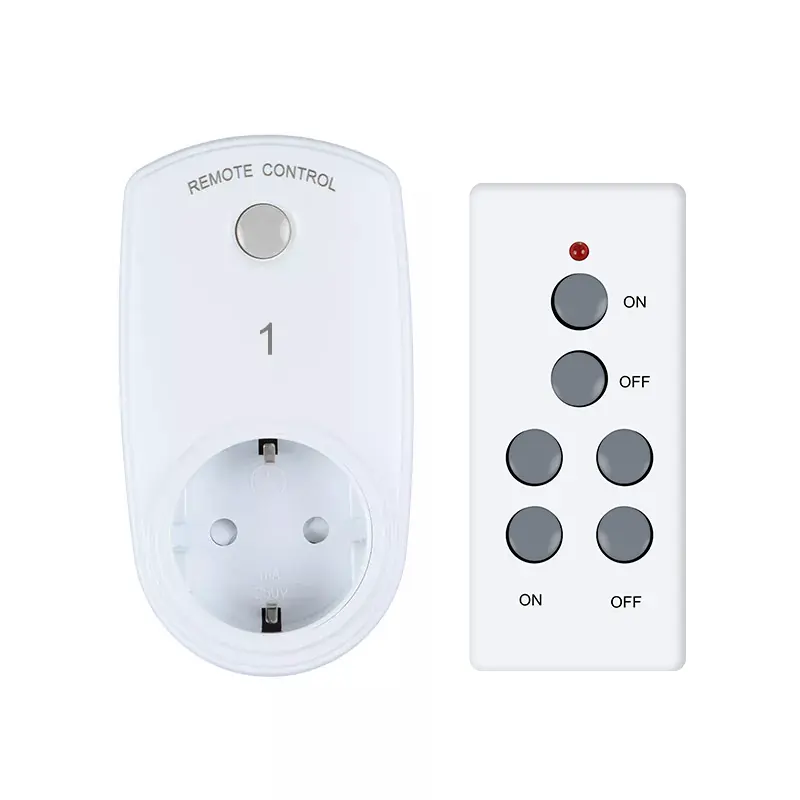 ကြိုးမဲ့ထိန်းချုပ်မှု Long Range EU Remote Control Socket